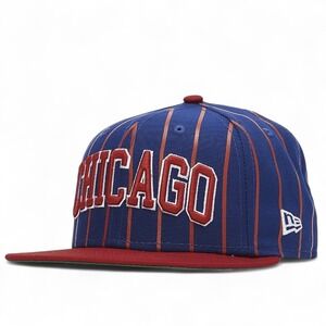 New‎ Era Chicago Cubs City Arch 9Fifty Snapback Hat Blue Pinstripe Flat Bill NEW